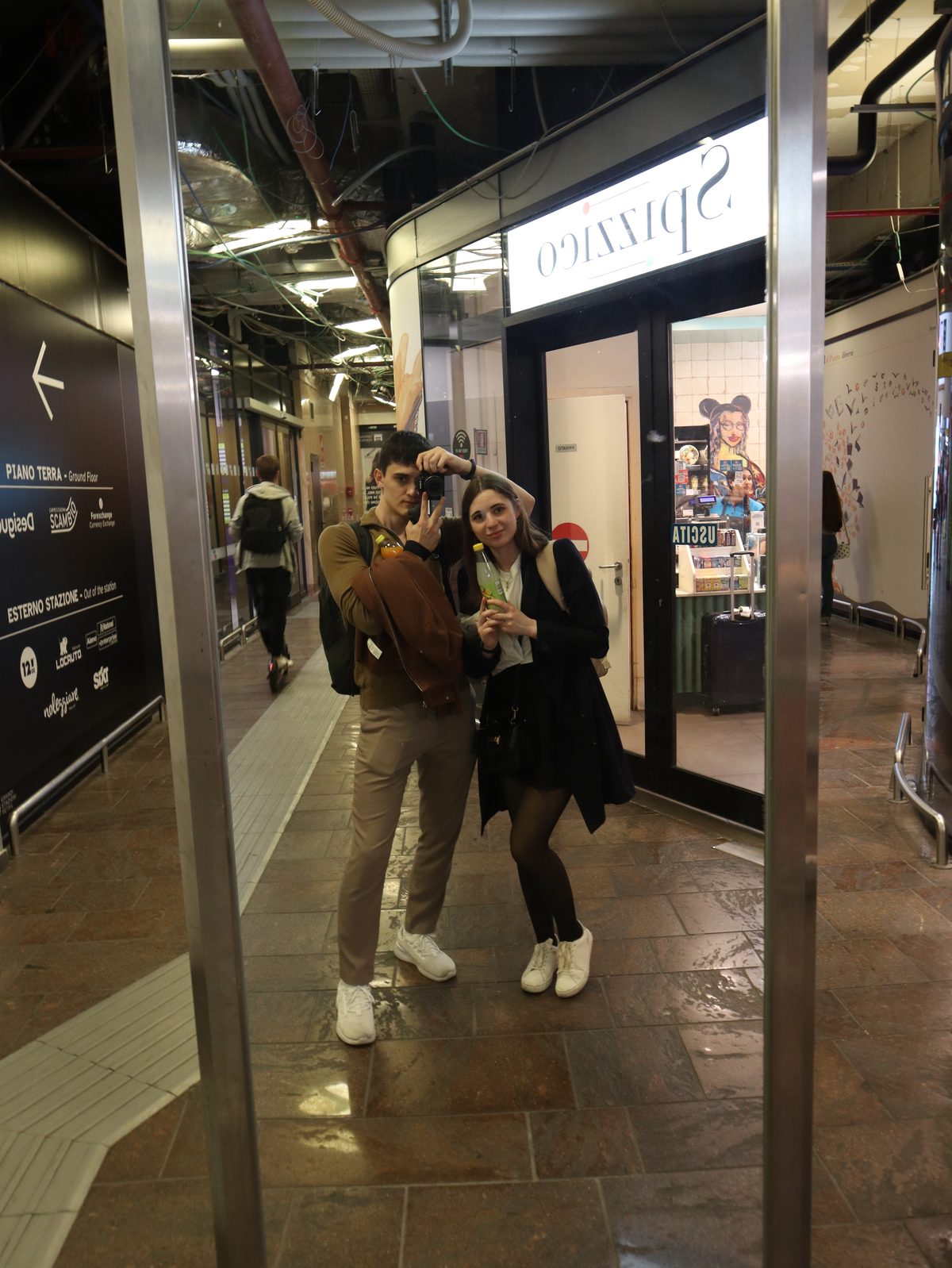 Station mirrors saw a lot of us