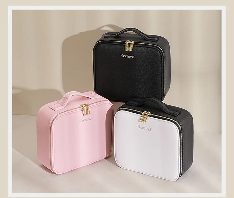 LED Lighted Travel Makeup Case