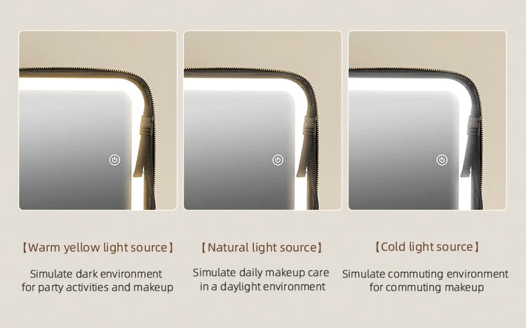 LED Lighted Travel Makeup Case